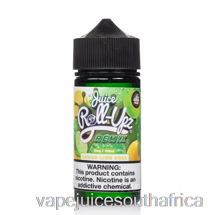 Vape Pods Lemon Lime Soda - Juice Roll Upz Remix - 100Ml 6Mg